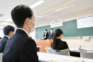 経済学部表彰式の様子