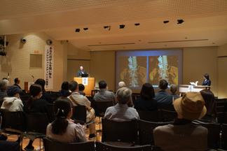 田上教授の講演の様子