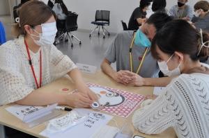福笑いにも挑戦