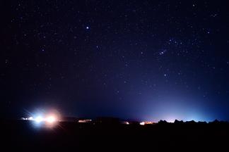 美しい砂漠の夜