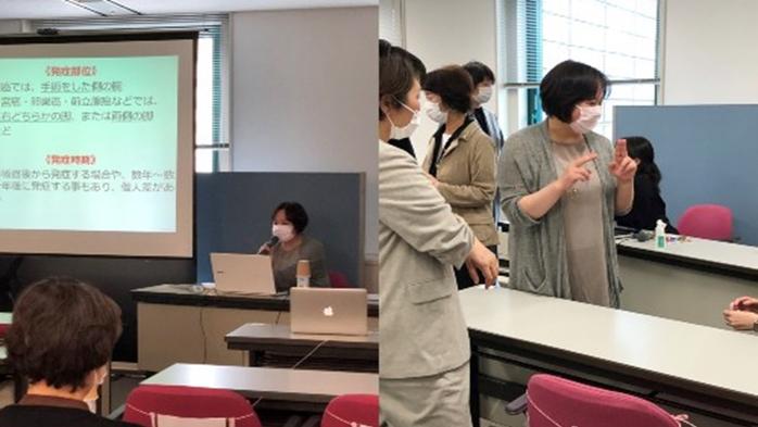 「第104回カフェで学ぼうがんのこと」を開催しました