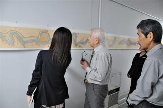 「筑後川絵図」（1847年）を見られる様子
