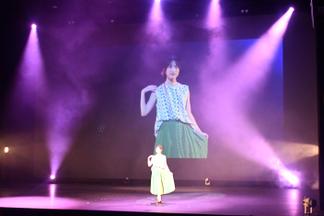 卒業生による久留米絣ファッションショー