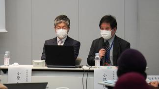 左から小原先生、高次脳疾患研究所 小路教授