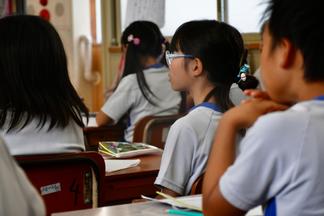 西国分小学校の３年生たち