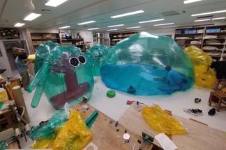 制作風景（巨大立体造形）