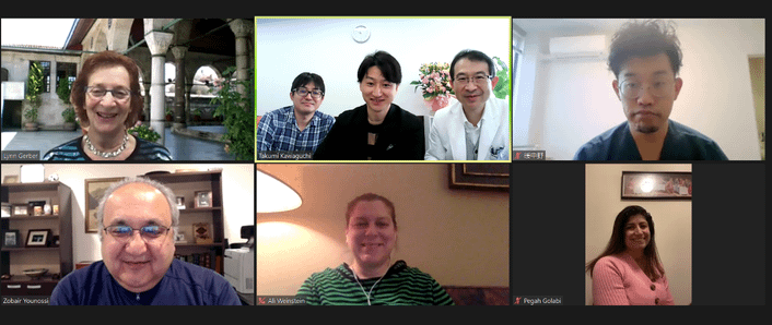 米国 Prof. Younossi Lab（INOVA Medical Center）とのPROに関するWEBミーティング