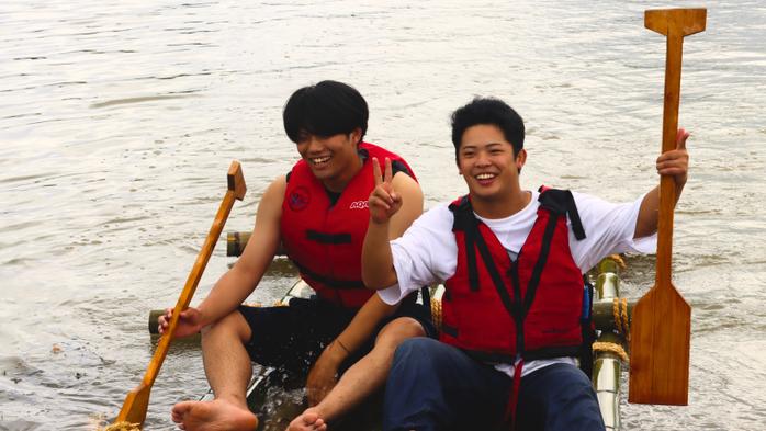 「ちくご川竹筏」でイベントを盛況に