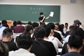 多くの学生が参加しました