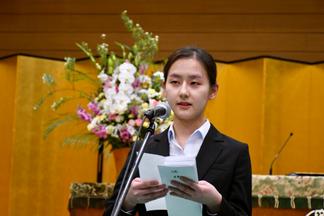 江﨑裕香さん(医学部看護学科3年)