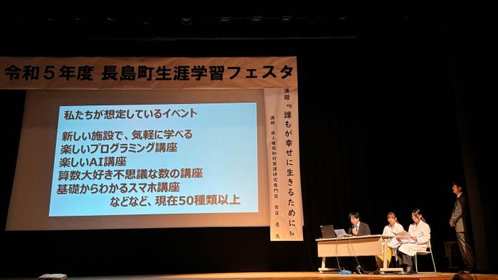 学生サークルteam.csvが鹿児島県長島町でSTEAM教育イベントの魅力について講演【商学部】