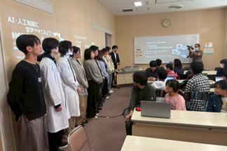 学生から参加者（鳥栖市民）に向けてご挨拶