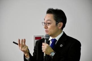第3回の講師を務めた深水圭教授(腎臓内科)