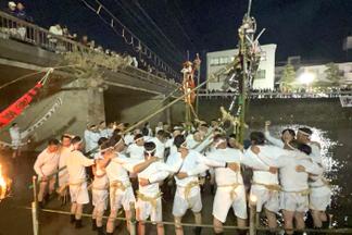 巨瀬川での合戦を前に