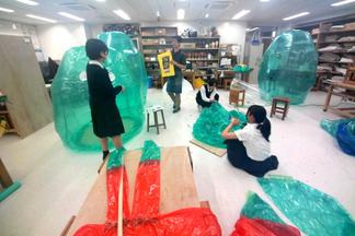 制作風景（巨大立体造形）