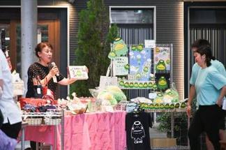 露店の様子
