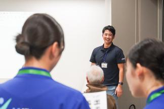 「運動を楽しむ！エネルギッシュコース」を担当した梯さん