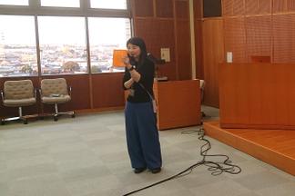 御井図書館司書の工藤さん