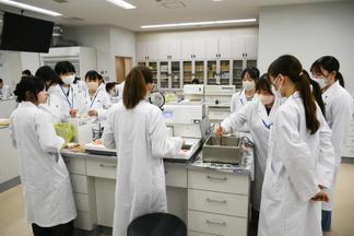 充実した設備のもと、専門性の高い実習が展開
