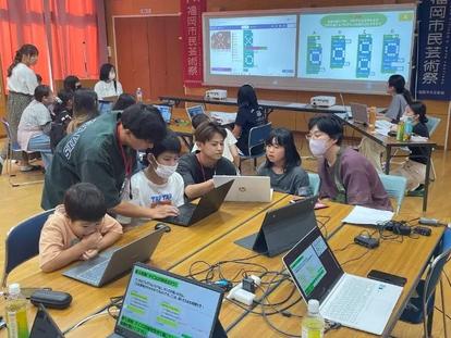 学生サークルteam.csvが福岡市でドローンなどを活用した親子プログラミング講座を開催【商学部】