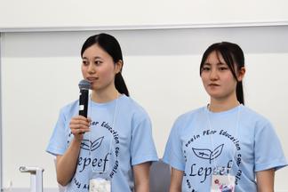 サブリーダーを務めた佐藤さん（左）