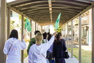 学生企画のキャンパスツアー