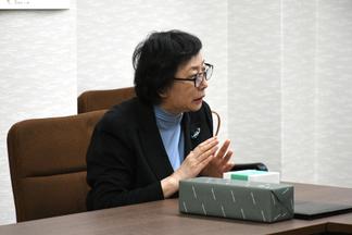 日本にいた当時の話や現在の中国について語る王代表