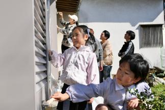 子どもたちも楽しそうに体験していました