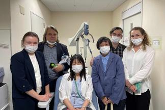 反復経頭蓋磁気刺激療法(rTMS)の施設にて