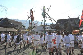 月読神社での合戦