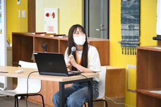 自身の就活体験を話す４年生