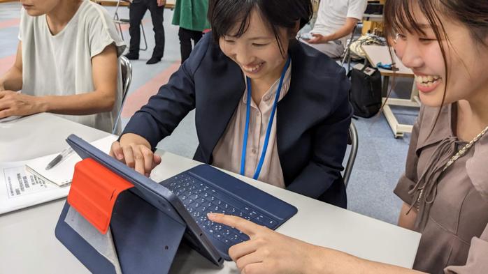 学生サークルteam.csvが小学校教員のICT活用研修の講師を担当