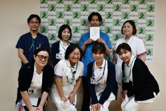 栗山さんにエールが送られました