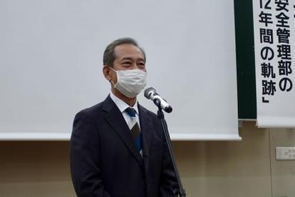 田中芳明教授（医療安全管理部）の最終講義を行いました