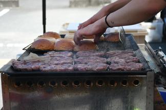 ハンバーガーは売り切れに