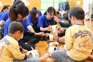 終了後に一緒に制作も