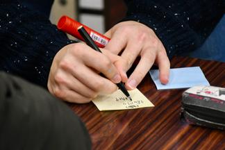 思い思いに書き出す「久留米大学らしさ」