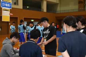 測定補助の様子