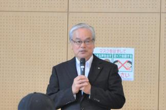 筑後市教育長　中村英司氏の開会挨拶