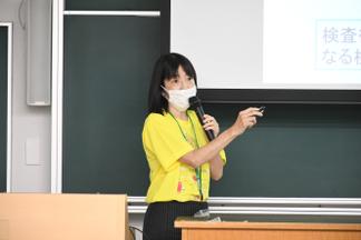模擬授業「血液検査で見つかる血液がん」：関 律子准教授