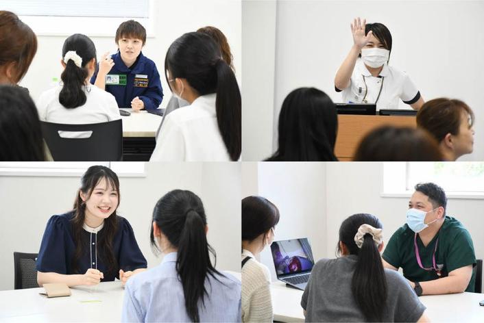 フライトナース、専門看護師、保健師、認定看護師など多様な卒業生も参加しました