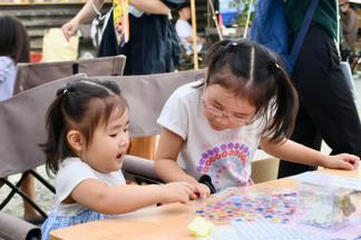 ワークショップを楽しむ子どもたち