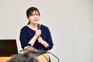久留米民謡舞踊保存会副会長兼事務局の井門麻友美さん