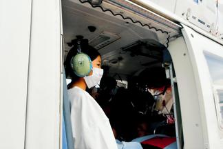 フライトドクター（ナース）をイメージする参加者