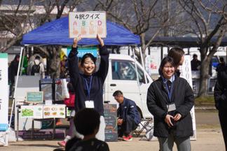 学生たちがイベントを盛り上げました