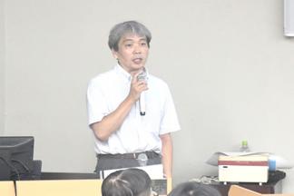 久留米高専について説明する　谷野忠和副校長