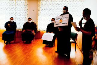 お相撲さんからクイズを出題