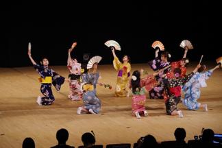 1年生による日本舞踊