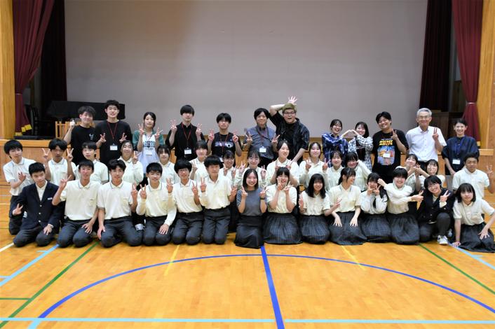 学生サークルteam.csvと見﨑中学校のみなさん