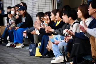 力のこもった主張に盛り上がる観客